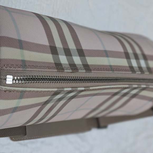 Burberry Barrel Nova Check Candy Pink Bag - Picture 5 of 9